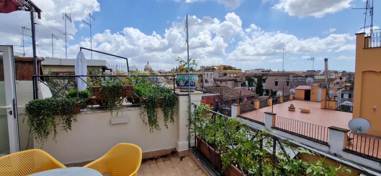 Ferienwohnung Raffaello Terrace - Near Piazza Navona Rom Exterior foto